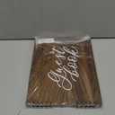 Wooden Rustic Guest Book with 110 Pages Lined 11" x 8.7"