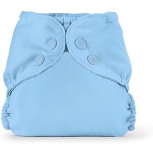 Esembly Cloth Diaper Cover - Reusable Swim Diaper, Waterproof, Breathable - Adjustable Outer Layer Over Absorbent Inner for Blowout Protection - Cornflower, Size 2 (18-35lbs)