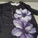 RoseSeek Girl's Graphic Tees Short Sleeve Crewneck T Shirts Casual Summer Tops Cute Preppy Clothes Floral Black 13Y