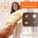 2-Pairs, Nipple covers sticky, Reusable nipple covers for women, Nipple Pasties Pack, Silicone nipplecovers (Beige)