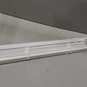 No Drill Cordless Vinyl Mini Blinds,White,29.5" W x 72" H