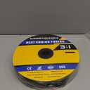 haisstronica 3/8" 65FT Heat Shrink Tubing, 3:1 Shrink Ratio Adhesive Lined, Marine Grade Waterproof Insulation Heat Shrink Tube - Black