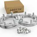 6x5.5 Wheel Spacers Forged 1 Inch (25mm) Compatible For GMC Jimmy C15 K15 K1500 K1500 Suburban, Chevy Blazer K1500, For Jeep Cherokee, International Scout (2pc 108mm 7/16-20 Studs) 6x139.7 Spacer