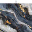 Absorbent Dish Drying Mat For Kitchen Counter, Blue Marble Microfiber Dish Drying Pad, Kitchen Gadgets For Easy Clean Multi-Use (18" x 24")