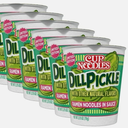 6 Pack Nissin DILL PICKLE Cup Noodle Limited Edition Flavor Ramen 2.75 Oz, BBD 06/25/2026