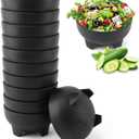 12/24 Pcs Salsa Bowls, Durable Traditional Mexican Serving Bowl, Mexican Guacamole Sals-a Bowl Salsa Serving Dish Plastic Sals-a Containers for Sauce, Chips, Dip, Nuts(SIZE:12)