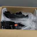 Driving Fog Lights Lamps Replacement for Honda Civic Sedan 2009 2010 2011 with H11 12V 55W Halogen Bulbs & Switch and Wiring Kit (Clear Lens)
