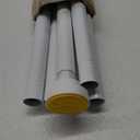 Shower Curtain Rod Adjustable 43-92 inch, 1"Diameter Spring Tension Curtain Rod No Drill, Anti-Rust Non-Slip Shower Rod, White Shower Curtain Rod for Bathroom Tension