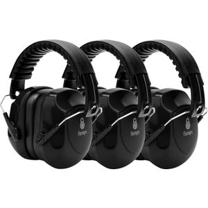Floriogra 3 Pack Noise Reduction Ear Protection, Hearing Protection Ear muffs SNR 34dB Noise Cancelling Headphones for Adults Kids Autism, Sound Proof Earmuffs for Mowing/Construction/Work