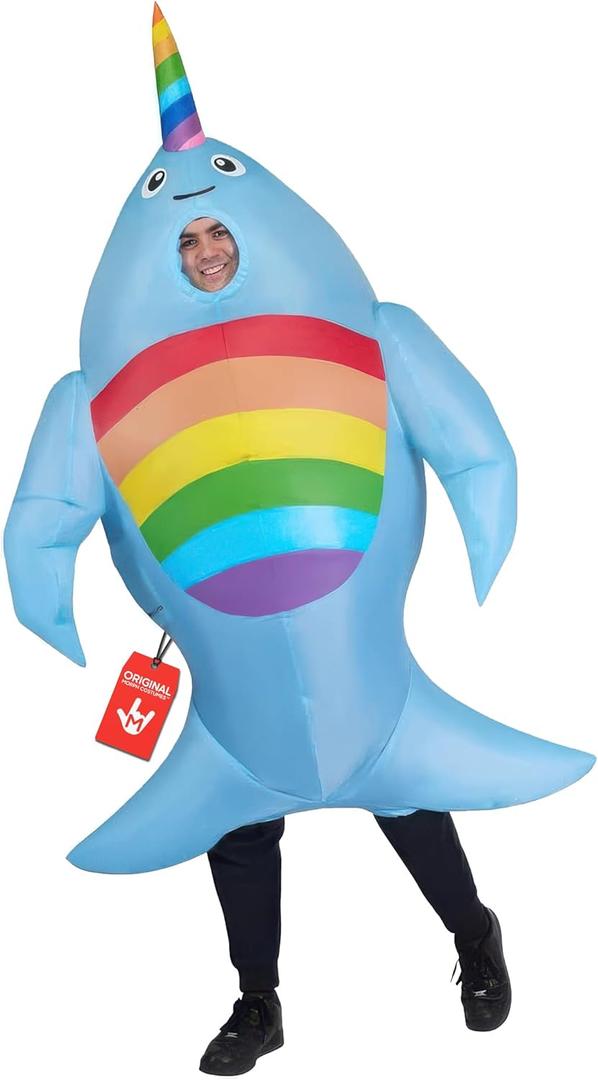 Morph Whale Costume, Inflatable Whale Costume, Adult Whale Costume, Whale Shark Costume, Inflatable Sea Creatures Whale, One Size 