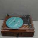 Vinyl Record Player Wireless Turntable with Built-in Speakers and USB Belt-Driven Vintage Phonograph Record Player 3 Speed for Entertainment and Home Decoration