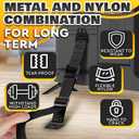 TV Safety Straps for Furniture Anchoring - Anti-Tip TV Straps Safety for Flat Screen, Easy to Setup and Hold-Up to 330 lbs, Adjustable 19"-39" Length Flexible Nylon, Wear-Resistant