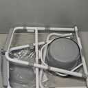Medline Steel Drop-Arm Commode, 350 lb Weight Capacity