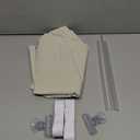 LazBlinds 100% Blackout Roller Shades, No Tools No Drill Cordless Blinds for Windows, Thermal Insulated UV Protection Privacy Window Shades for Bedroom (36''W x 72''H, Cream)