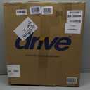 Drive Medical 11148-1 Folding Steel Bedside Commode Chair, Portable Toilet, Supports Individuals Weighing Up To 350 Lbs, with 7.5 Qt. Bucket and 13.5 Inch Seat, Grey