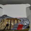 Forestpaw Tactical Dog Harness Tactical Dog Collar with Bungee Leash Set,No Pull Military Dog Harness for Walking Training,Adjustable for Medium Large Dogs,Camouflage Brown,Chest 19.5-41.5"