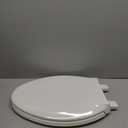 KOHLER 4636-RL-96 Cachet ReadyLatch Elongated Toilet Seat Slow Close Soft Close, Toilet Seat Quiet Lid, Contoured Grip-Tight Bumpers Installation Hardware, Apartment Essentials, Biscuit