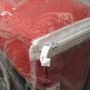 Fancy Linen 3pc Embossed Coverlet Bedspread Set Oversized Bed Cover Solid Floral Daisy Pattern New # Allis (King/California King, Red)