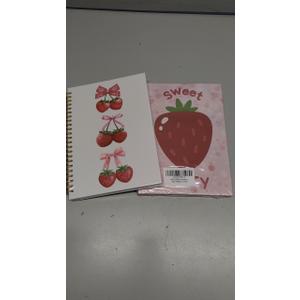 Strawberry Notebook, Pink Strawberry Journal, Strawberry Journal, Strawberry Gifts Spiral Notebook, Preppy Notebook, Preppy Journal
2 Pcs