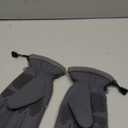 Winter Gloves Waterproof Windproof for Mens Women, Thermal Warm for Cold Weather, Grip Snow for Touch Screen Skiing Cycling Running Driving Snowboarding Fishing Outdoor (Large, Black)