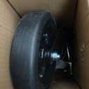 8" Spoke Wheel Trailer Jack, 10" Vertical Movement, 1500 lbs, for RV, Boat, Trailer and More, Black