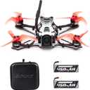 EMAX Tinyhawk II Freestyle BNF FPV Racing Drone with 120km/h High Speed, 5A ESC, 7000KV Brushless Motor, RunCam Nano2 700TVL, 37CH, 25/100/200mW VTX Power