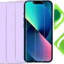 2 x Anti Blue Light Screen Protector for iPhone 13 mini(Pack of 3) with General Aligner,9H Tempered Glass Eye Protection Filter