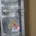 Aipsun Brushed Nickel Bathroom Lighting Fixtures 4 Light Crystal Modern Bathroom Vanity Light (Exclude Bulb) (32 inch)