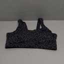 RUNNING GIRL High Impact Sports Bras for Women,Racerback Running Bra Workout Crop Tank Tops Longline Sports Bra Push up (Medium, D-leopard Print)