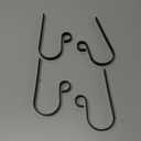 4pcs Wall Hook for Hanging Lanterns Bird Feeders and Flower Pots Bracket for Garden and Indoor Use for String Lights and Wind Chimes