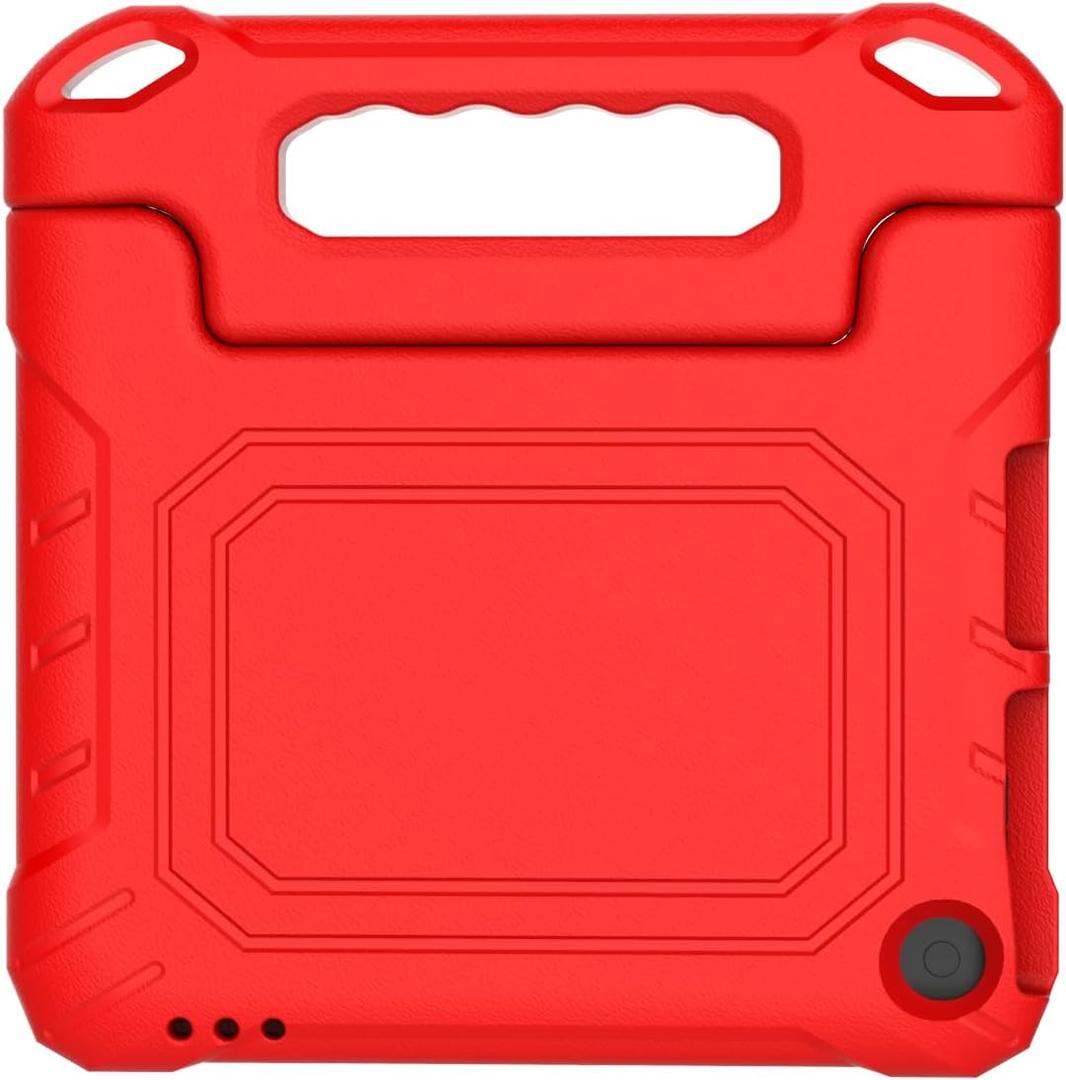 Lainergie Tablet Case for Kids, Lightweight Shockproof Kid-Proof Cover with Handle Stand for 7 inch Tablet Kids Case,Red