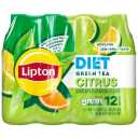 Lipton Diet Iced Green Tea, Citrus Bottle Tea Drink, 16.9 fl oz, 12 Bottles, 2 Packs