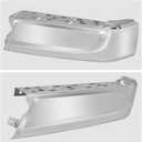 DNA MOTORING Rear Bumper End Cap Compatible with FORD F150 2021-2024, Fits Models Without Sensor, FO1102399, Passenger Side, Chrome, BUMP-R-F15021-C-01-CH-R