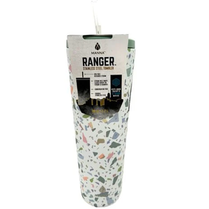 MANNA HYDRATION  40oz/1.2L Stainless Steel Ranger Tumbler - Green Terrazo