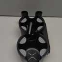 Accmor Stroller Cup Holder with Phone Holder, Bike Cup Holder, Universal Cup Holder for Uppababy Nuna Doona Strollers, 2-in-1 Cup Phone Holder for Stroller, Bike, Wheelchair, Walker, Scooter (Double Holder-Black)