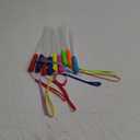 Kasyat 10 Pieces Fiber Optic Wand Light up Glow Stick LED Colorful Flashing Wands for Wedding, Christmas Neon Party Favors Supplies(Vivid Color)