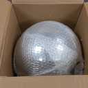 Disco Ball 12-Inch Large Hanging Mirror Ball Disco Ball Decor for Disco Party Decorations, Weddings, Events, Disco Christmas Decor, and Home Celebrations