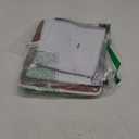 Board Game Storage Containers with 10PCS Zipper Bags, DIY Stickers and Adhesive, Board Game Organizers and Storage Bags for Board Games, Puzzles, Toys, Video Game, Craft Office Supplies (Gray)