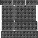 Cargo Mat for 2022-2025 Jeep Wagoneer/Jeep Grand Wagoneer 8 Seats (Not fit L) Trunk Mat & 2ND+3RD Row Rear Backrest Mat, All Weather Rear Cargo Liner Back Seat Cover Protector