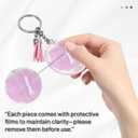 Employee Appreciation Gifts Inspirational Double Sided Acrylic Keychains Thank You Gift for Women Coworker
