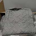 Bedsure Quilts Queen Size - Grey Bedspreads Queen Size with Basket Weave Pattern, Soft Quilt Bedding Set, Lightweight Comforter Set Coverlet for All Seasons with 2 Pillow Shams (90" x 96") | Skin-Friendly Soft, All-Season Comfort, Breathable, Lightweight, Machine Washable