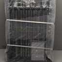 Full Metal Freestanding Dog Gate with Door, 32''Height Foldable Pet Dog Fence for Indoor & Outdoor, 4 Panels Extra Wide Free Standing TallDog Gates for Doorways,House,Stairs,Porch,Deck,Yard