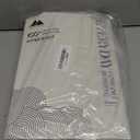 Mayfair Linen 100% Organic Cotton Percale Weave Fitted Sheet King Size, White, 1 Deep Pocket King Fitted Sheet, Fits Mattress Upto 16" Crisp and Cool Bed Linen, Luxury GOTS Certified Sheets