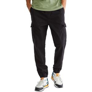 Aeropostale Mens Aero Cargo Jogger Pant (Small, Dark Black)