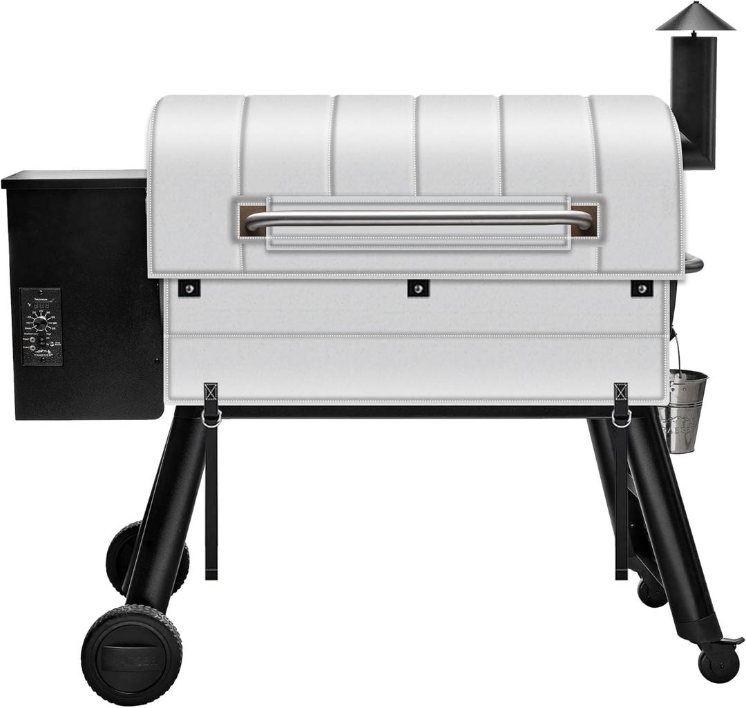 Grill Thermal Insulated Blanket for Traeger 34, Pro 34 Series and Texas Series,Grill Insulation Blanket Compatible with Traeger BAC 628 / BAC10206, Grill Accessories Smoker Blanket for Winter