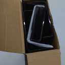 Upsimples Acrylic Shelves for Wall Decor, 15" Display Shelf Perfume Organizer for Bathroom, Bedroom, Living Room, Floating Bookshelves for Kids, Clear Brown, 4 Pack