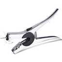 Livestock Ear Tagger for Cattle Ear Tag Applicator Sheep Ear Tag Pliers Heavy Duty Cow Ear Tag Tool for Animal Goat Pig (Silver)