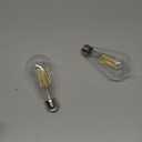 UNILAMP Dusk to Dawn Light Bulbs, Outdoor Light Bulbs, ST64 6W Equivalent 60W, 2700K Soft White, 600LM LED Outdoor Lighting, E26 Base, Photocell Sensor, Auto On/Off Bulb for Porch Patio Garage, 2 Pack