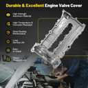 25204723 Engine Valve Cover Compatible with 2016-2022 Chevy Malibu Buick Encore, for 2016 2017 2018 2019 Cruze, 2021 2022 Trax 1.4L 1.5L with Gasket Kit Replace for 12699254 98MC22G 12636177 12366384