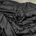 50 ft x 10 ft Thick Black Backdrop Curtain for Parties, 10 Panels Black Polyester Wedding Backdrop Drapes for Birthday Photography Background Party Backdrop Home Decorations